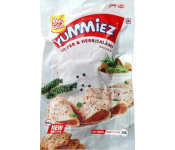 GODREJ YUMMIEZ CHICKEN SALAMI PEPPER/HERB